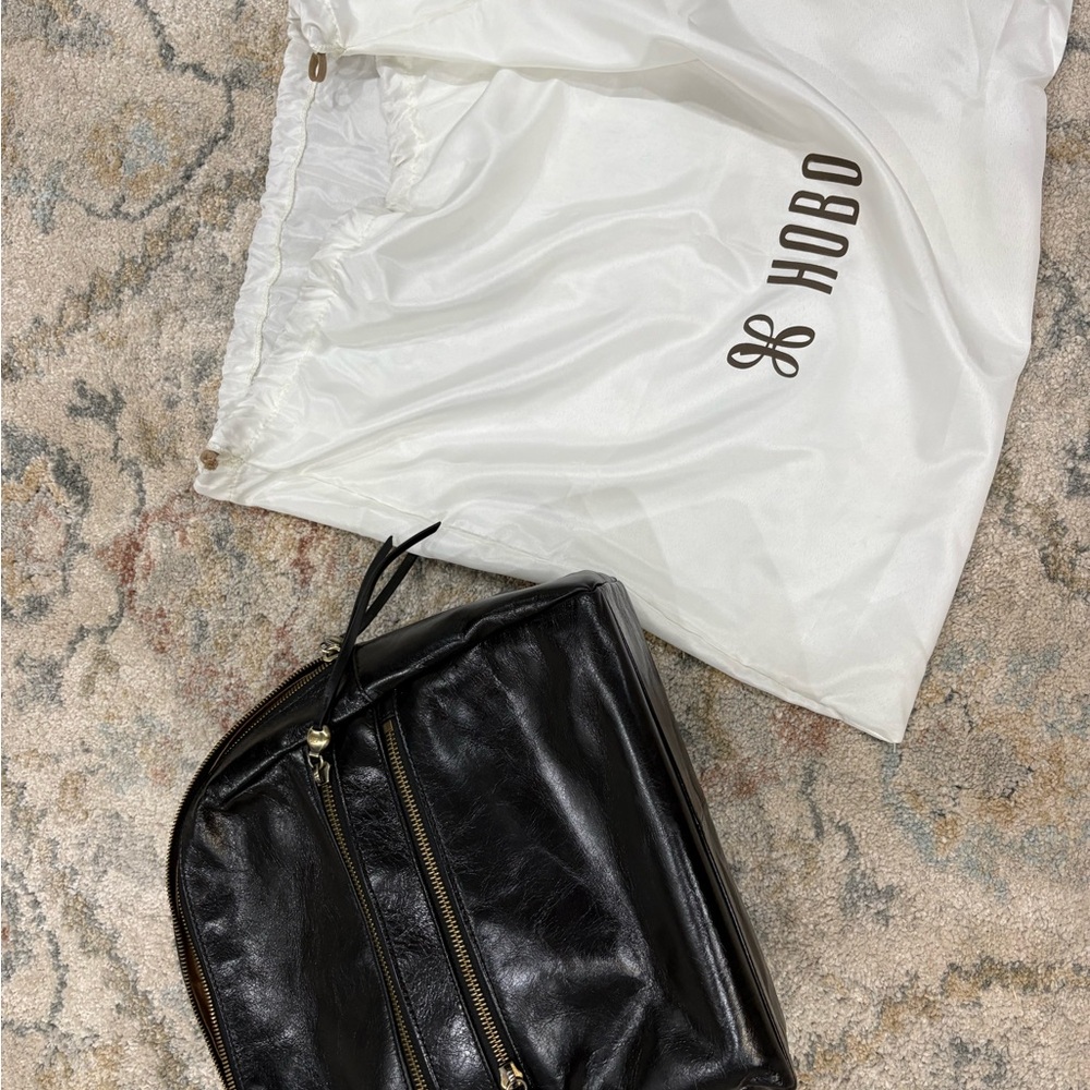 HOBO Black Leather Backpack…perfect!